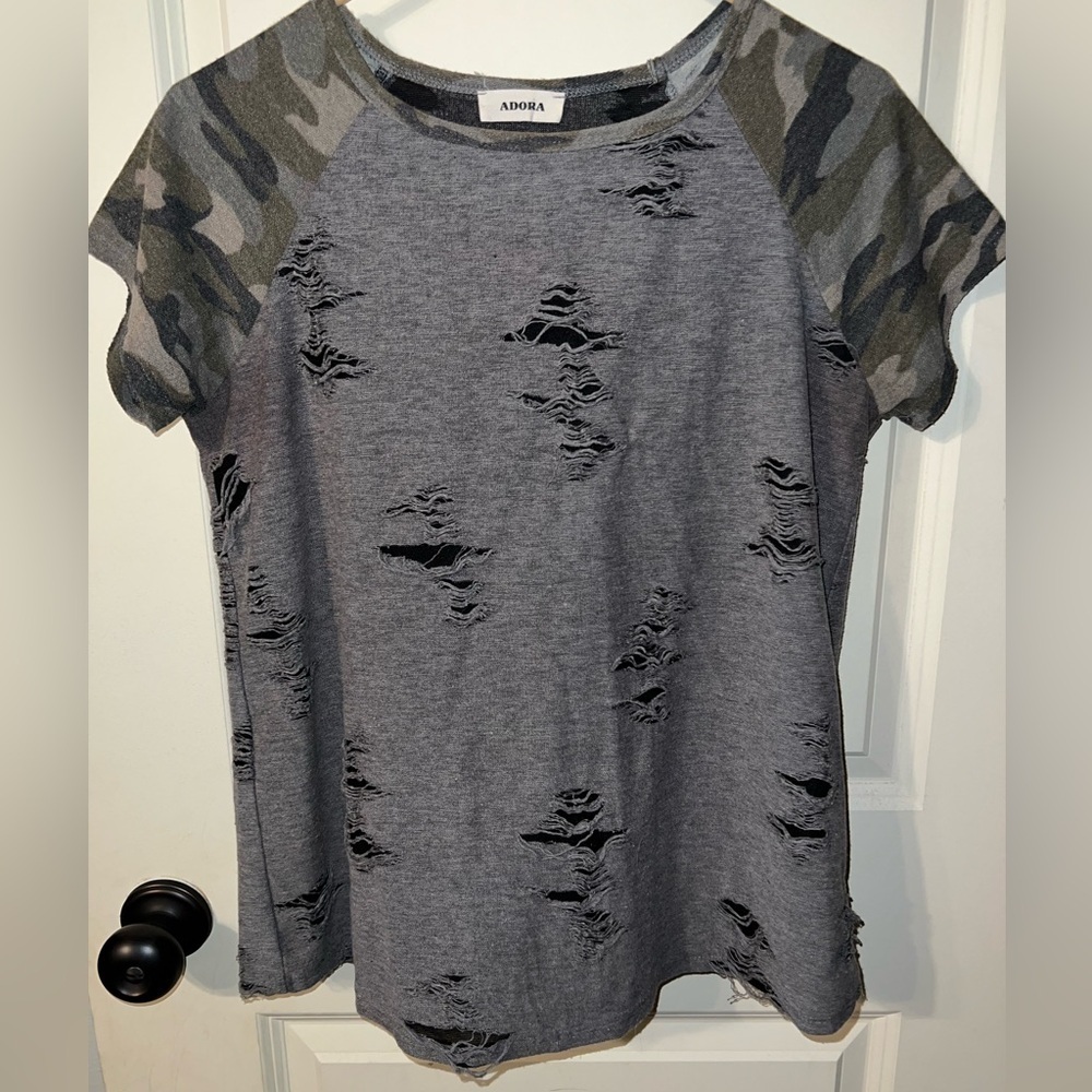 Adora Distressed Shirt